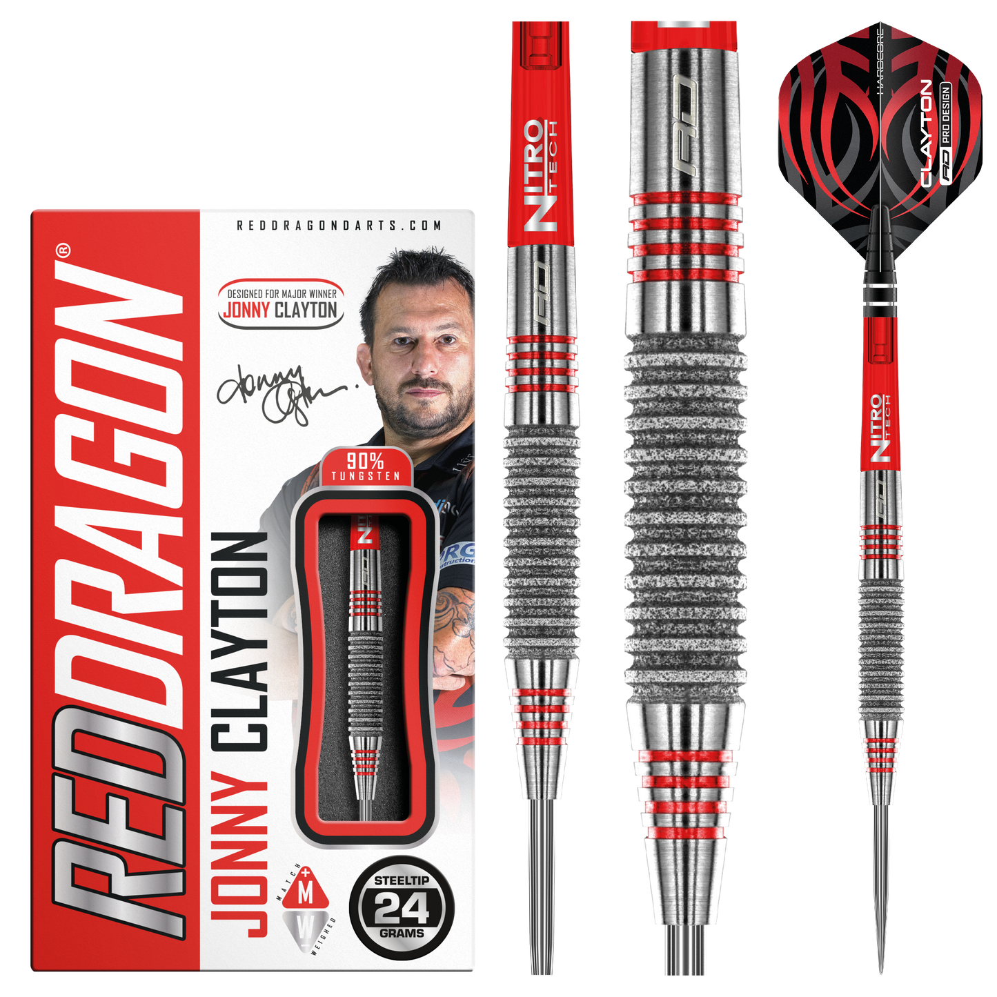 RedDragon Jonny Clayton Element 90% Tungsten Steeldarts