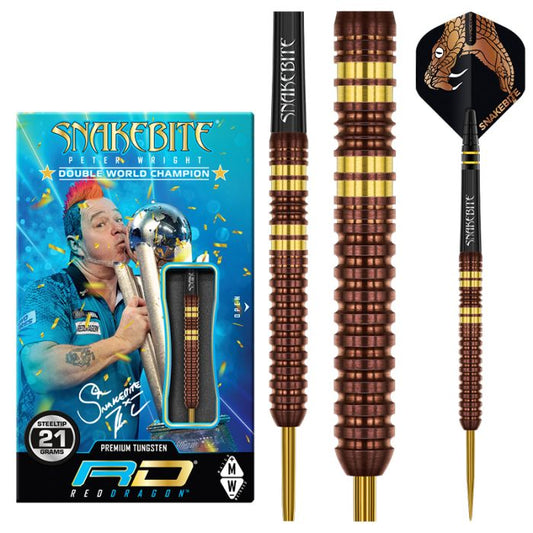 RedDragon Peter Wright Copper Fusion 90% Tungsten Steeldarts