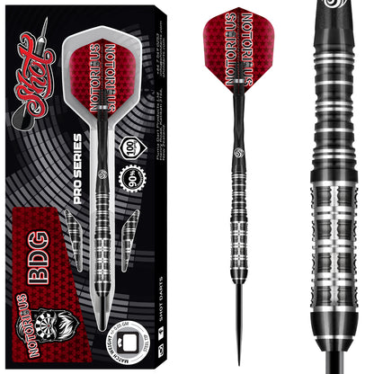 Shot Jason Watt Notorious BDG 90% Tungsten Steeldarts