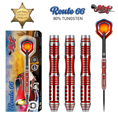 Shot Americana Route 66 80% Tungsten Steeldarts