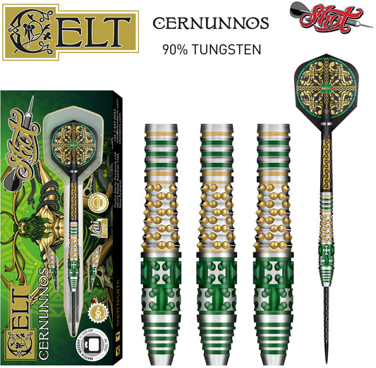 Shot Celt Cernunnos 90% Tungsten Steeldarts