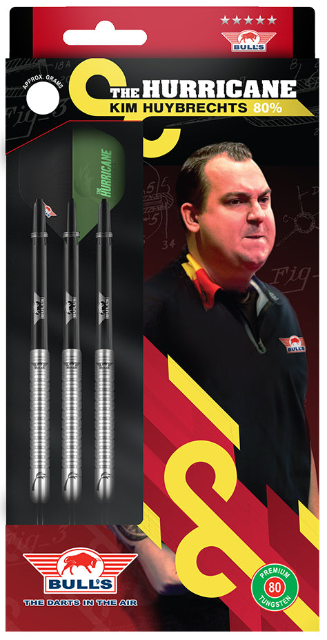 Bull's NL Kim Huybrechts 80% Tungsten stalen darts