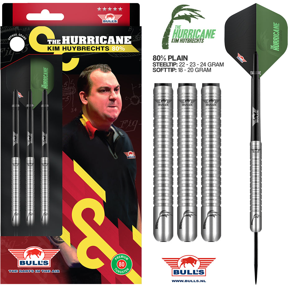 Bull's NL Kim Huybrechts 80% Tungsten stalen darts