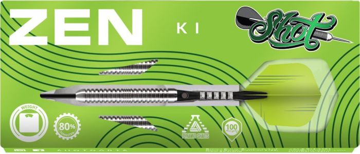 Shot Zen Ki 80% Tungsten stalen darts